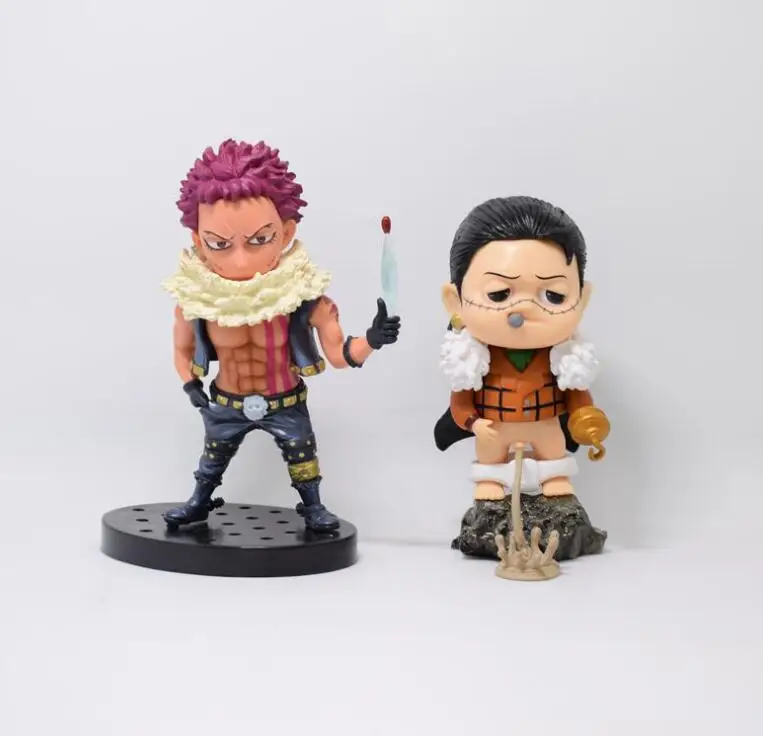 Аниме One Piece Шарлотта катакури и сэр Крокодил милая фигурка модель игрушки |