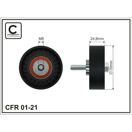 Ролик прив. ремня MB C-Class(W202/203), E(W210) caffaro 01-21