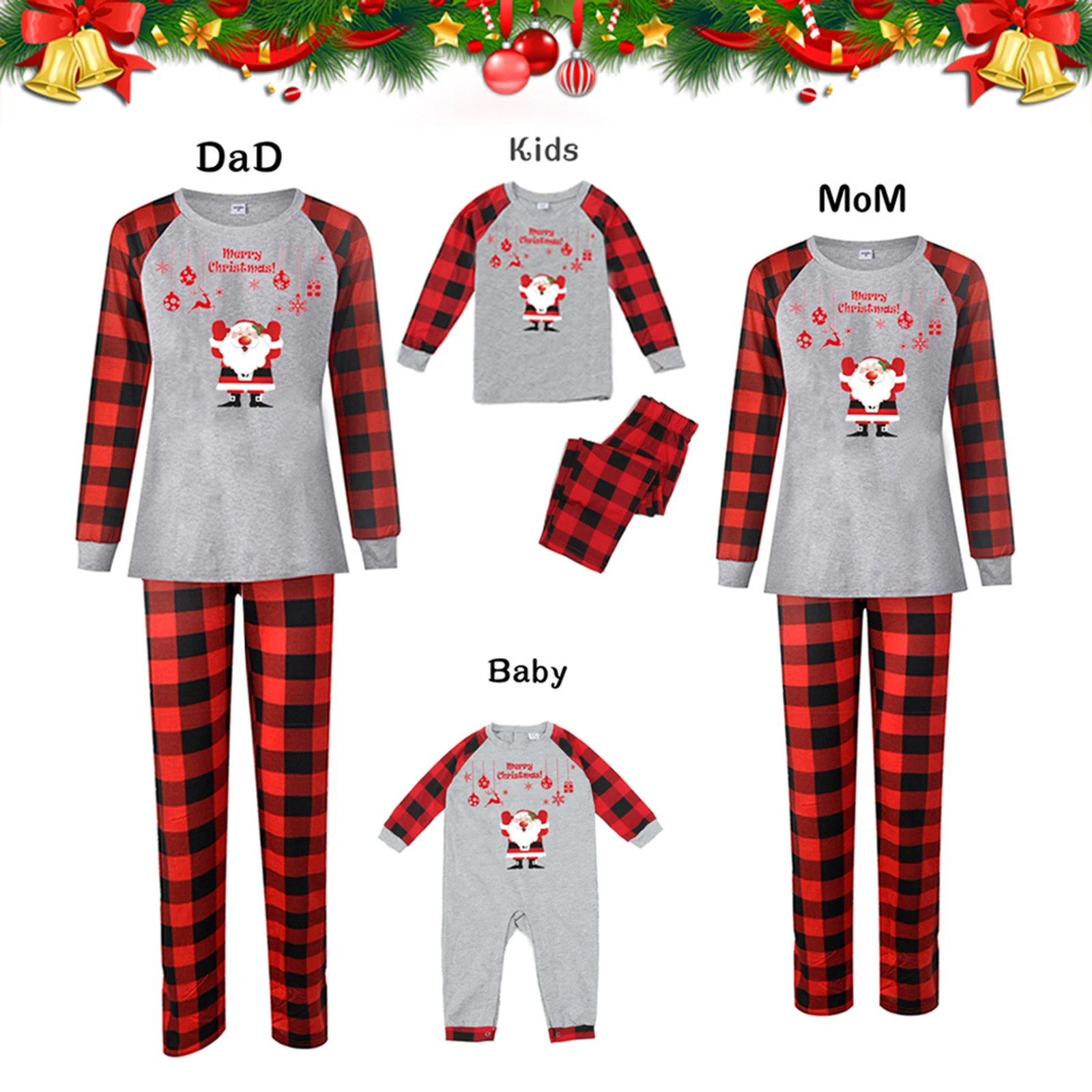 Green Christmas Pajamas Set 2022