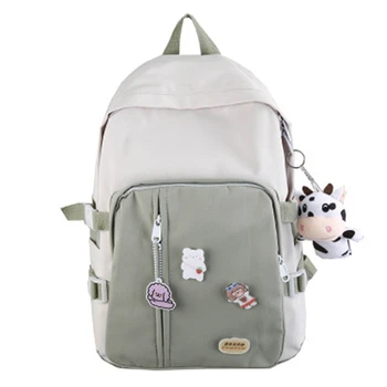 

JHD-School Bag Female Korean Version Harajuku Japanese Middle School Student Backpack Junior High School Backpack