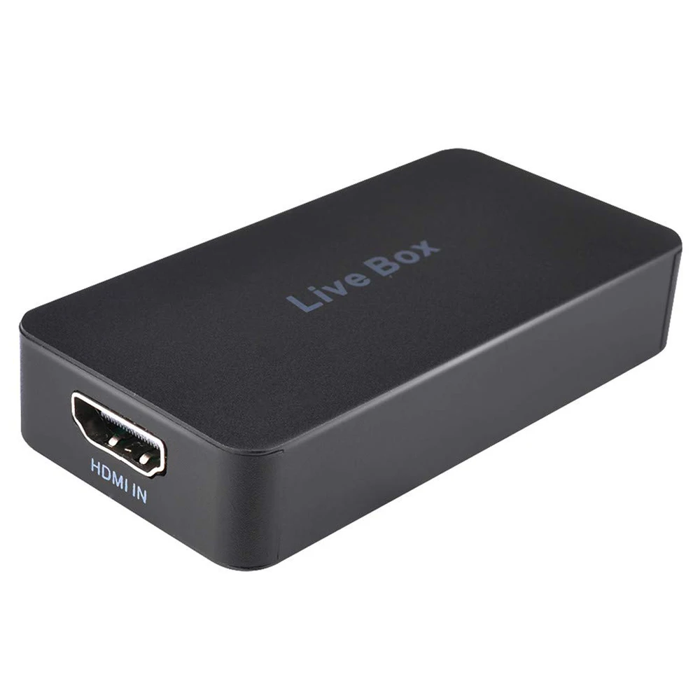 

1080P Live Video Capture Stream Encoder Switcher Device for HD Camera SLR PS4 Xbox TV STB - iPhone Android Cell Phone Facebook