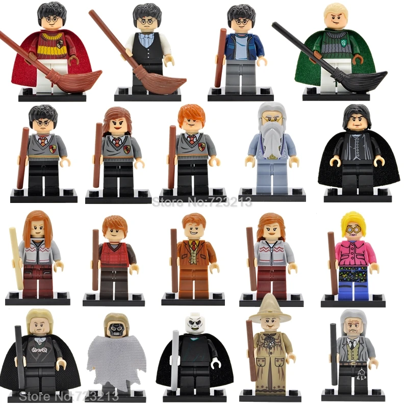 

Single Classic Figure Ginny Ron Weasley Lord Voldemort Draco Snape Malfoy Luna Dumbledore Building Block Brick Toys Legoing