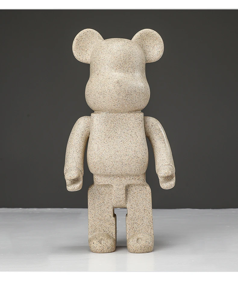 Figurines For Interior 28Cm Bearbrick  400% Be@rbrick  Games Home Decoration Desk Accessories Luxury Living Room Decoration New