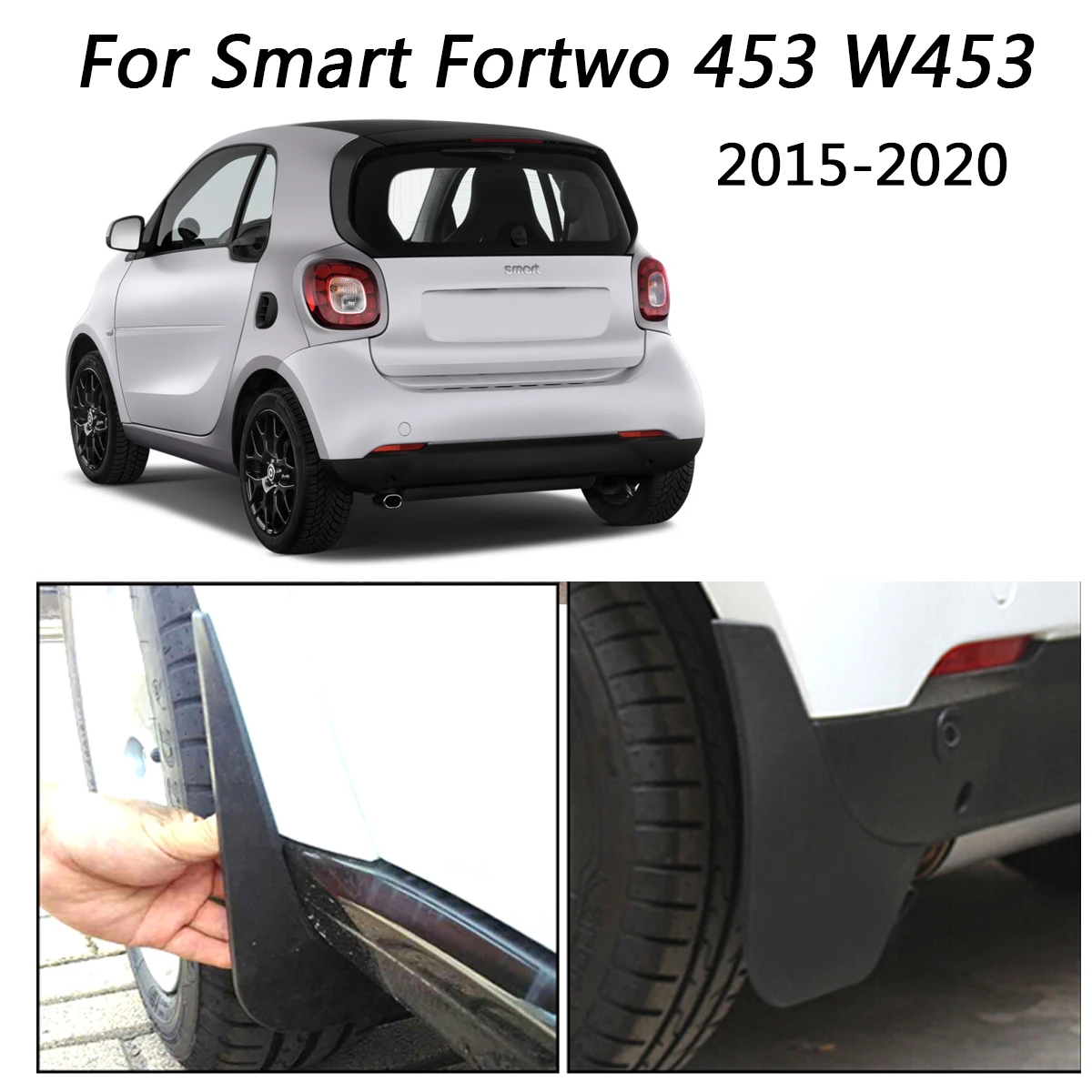 Набор литых брызговиков для 2016 2017 Benz Smart Fortwo W453 брызговики передних и задних брызг