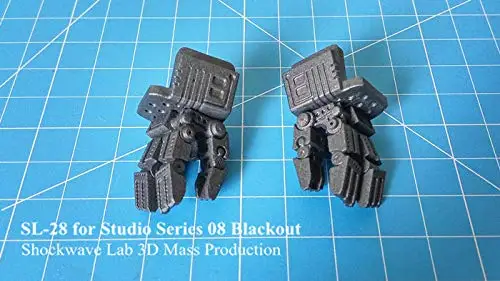 Трансформация Shockwavelab 3D массовый SL-28 Posable Hands Upgrade Kit для студийной серии 08 | Игрушки