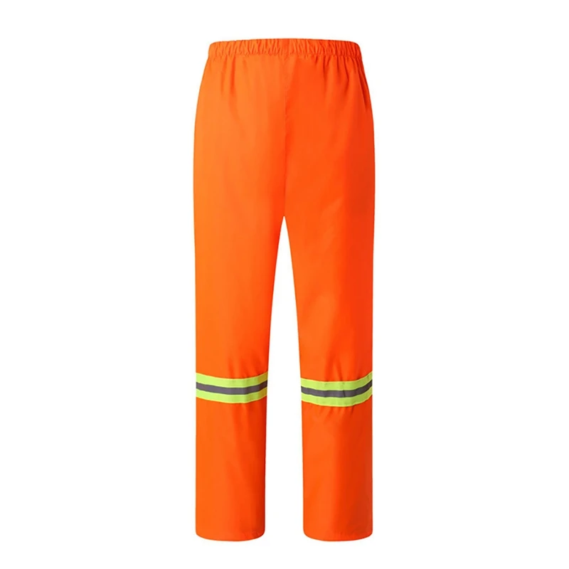 

Bright color Reflective Rain Suit Hooded Long Sleeve Jacket Pants Kit High Visibility Windproof Waterproof Raincoat Outwear Suit
