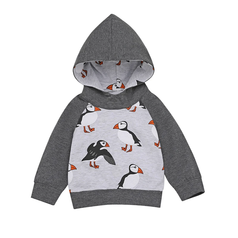 Новая футболка с капюшоном и длинными рукавами для новорожденных и маленьких мальчиков+ штаны, комплект одежды