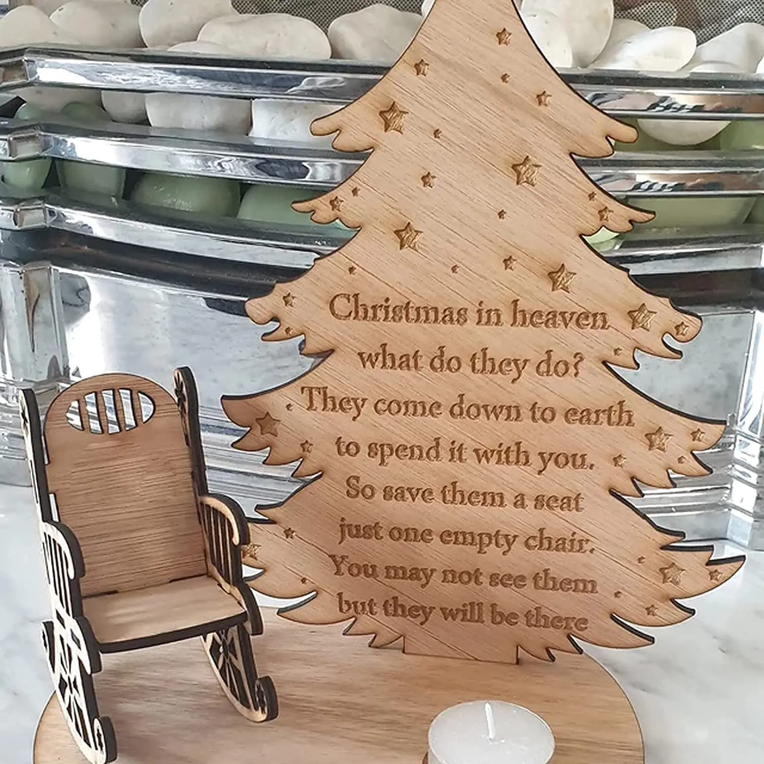 Christmas To Remember 2022 New Year 2022 Christmas Remembrance Candle Ornament To Remember Loved Ones  Merry Christmas In Heaven Memory Tealight Holders|Pendant & Drop Ornaments|  - Aliexpress