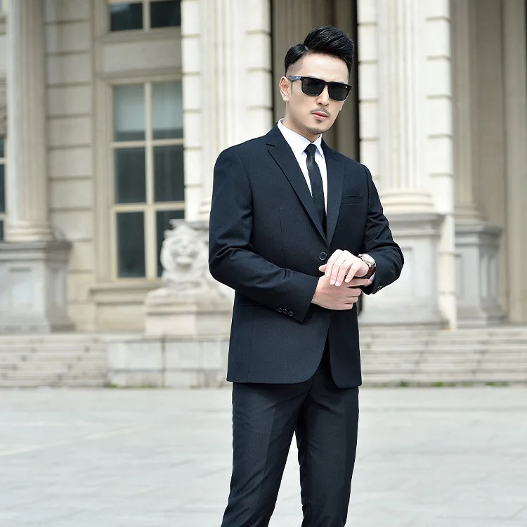 

Wear 2019 New Style Leisure Suit High-End Youth MEN'S Suit Set Korean-style Suit Men's