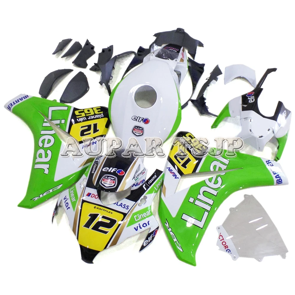 Белый и зеленый цвета рамы кузова, пригодный для Honda CBR1000RR 2008 2009 2010 2011 CBR 1000RR 08 09 10 11 мотоциклетная нательная Защита Набор исследовательский клиентский капоты