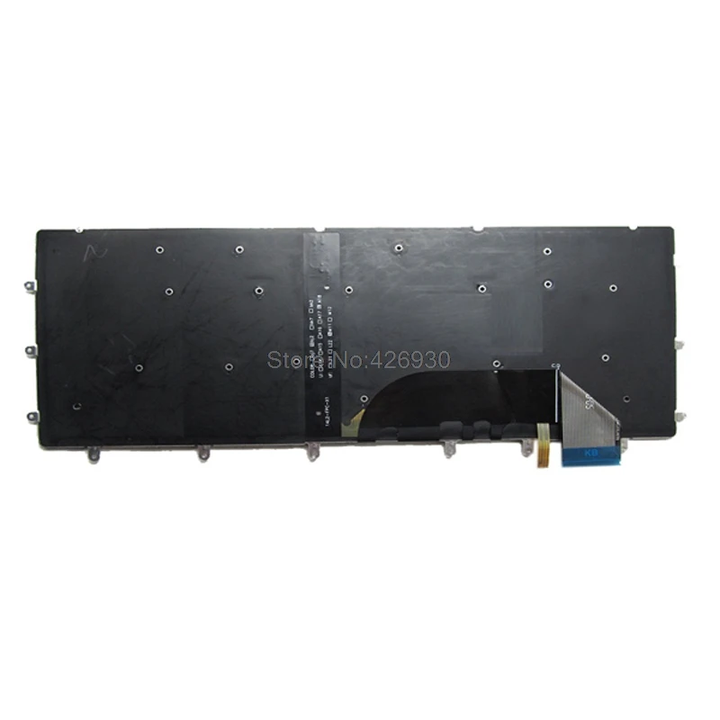 Клавиатура для ноутбука DELL для XPS 15 9550 9560 5510 5520 7568 с подсветкой Великобритания Французский FR Турецкий TR Таиланд TI латинская LA - Цвет: Thailand TI
