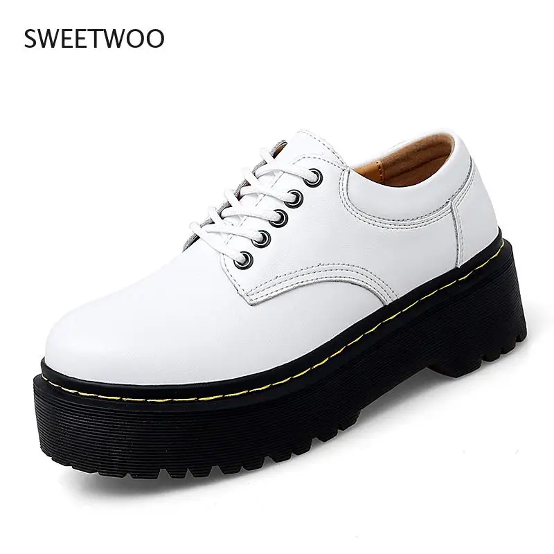 Fashion Women Shoes Square Heel Female Footwear PU Shoes Upper Waterproof Shoe Women Shoes 35-41