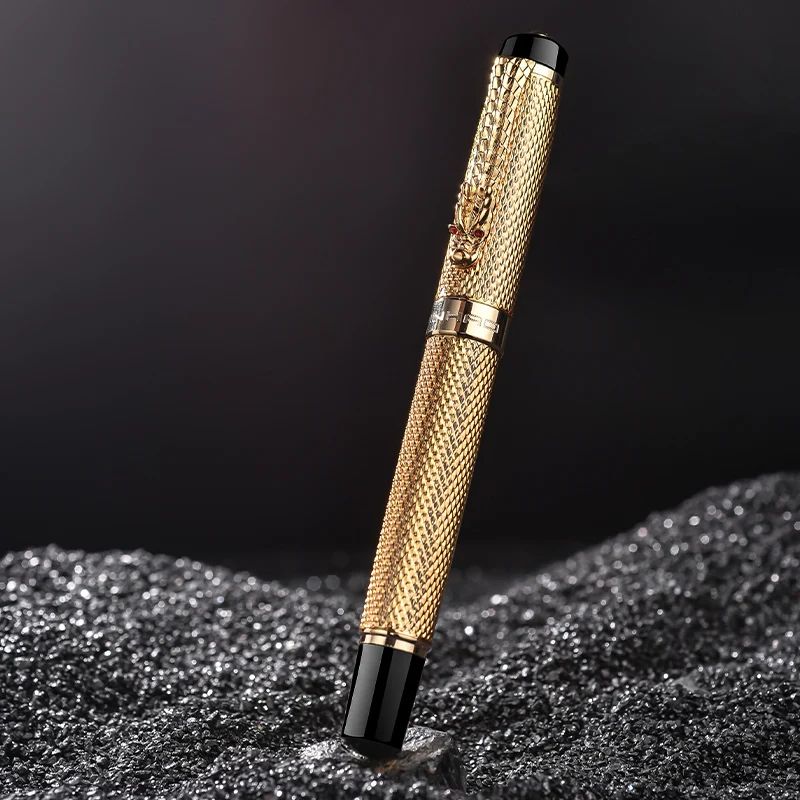 Jinhao Ручка с драконом Подарочная коробка Письма каллиграфия офисная деловая