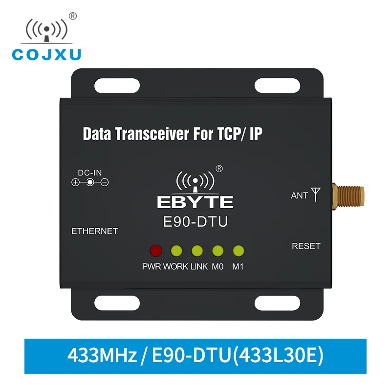 Ethernet LoRa 433 МГц 30 дБм 1 Вт фотоэлектрический беспроводной трансивер дальнего