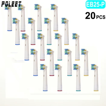 

Poleet 20PCS Electric Replacement Toothbrush Head EB25-P EB25P For ORALB Toothbrush EB25A EB-25A Professional Oral Clean Care