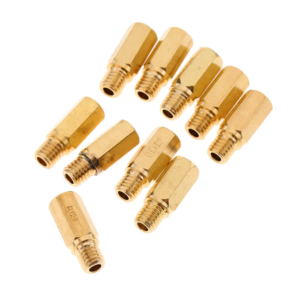 10pcs Carburetor Repair Kit Main Jets 120 125 130 135 140 145 150 155 ...