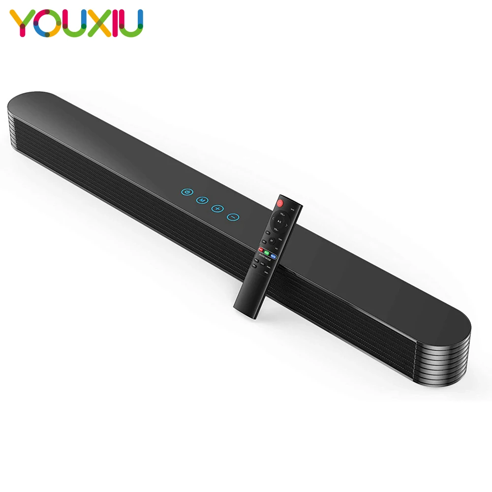 

GS01 60W Bluetooth Wired Soundbar Hifi Theater Home Surround System Soundbar Stereo Wired Sound Bar for PC Theater TV Speaker