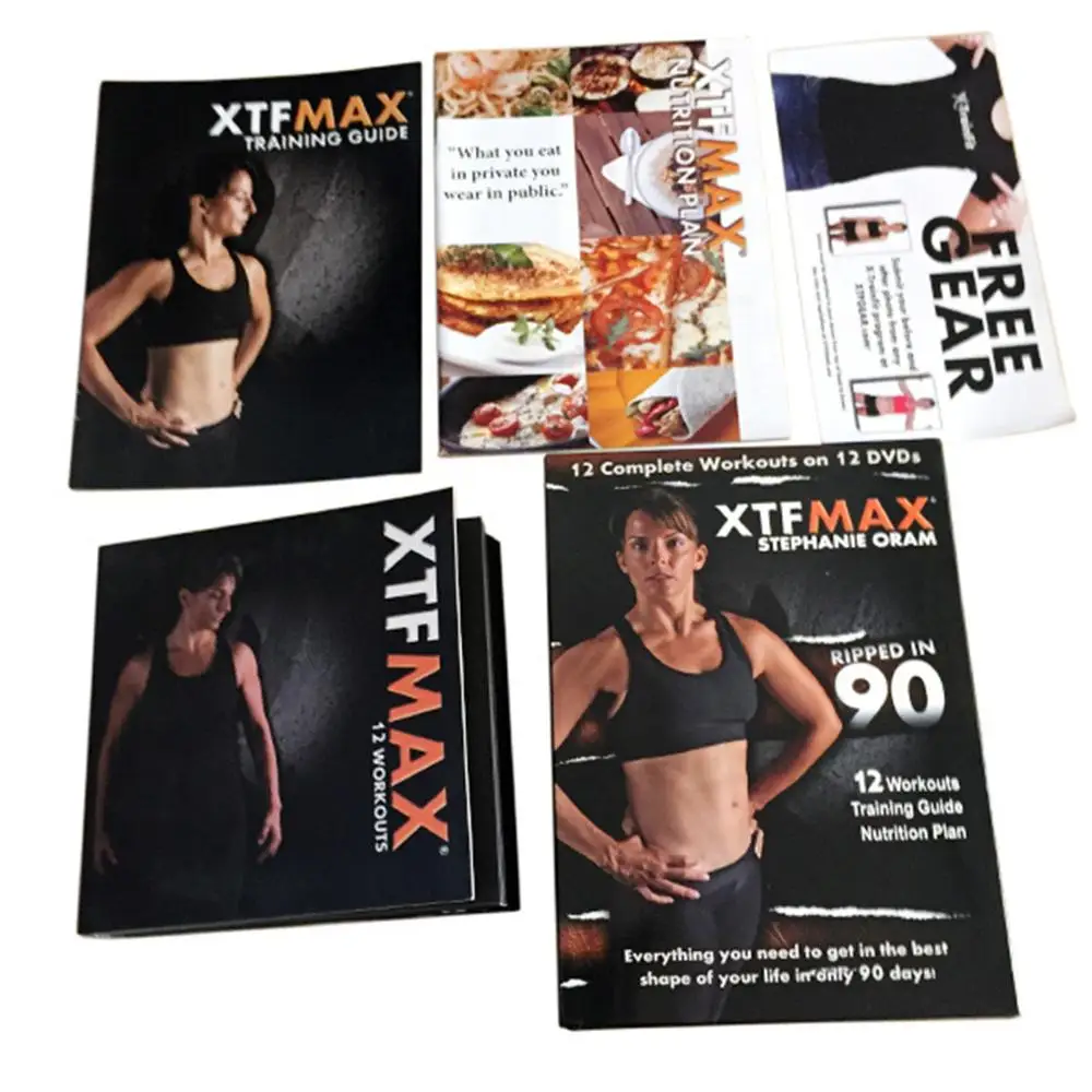 XTFMAX 90 день DVD тренировка Программа 12 упражнений видео тренировка календарь фитнес