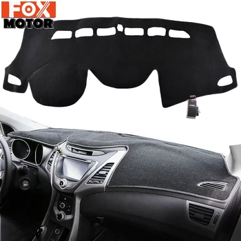 

Xukey Dash Mat Dashmat Dashboard Cover Sun Shade Dash Board Cover Carpet For Hyundai i35 Elantra Avante 2011 - 2013 2014 2015