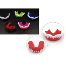 Для взрослых и детей спортивный Капа Защита двойной цветной зубы печатные Литой резиновый щит