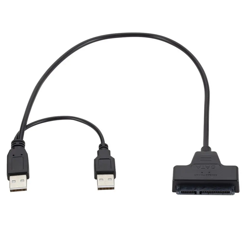 

Easy-to-drive Line USB 2.0 SATA To 7+15 Line 2.5 Inch USB To SATA Notebook Hard Disk 45Cm Transfer Wiring