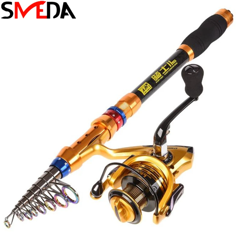 

Fishing Rod 1.8M 2.1M 2.4M 2.7M 3.0M 3.6M Telescopic Rock Telescopic Fishing Rod Reel Combo Full Kit Fishing Rod Gear