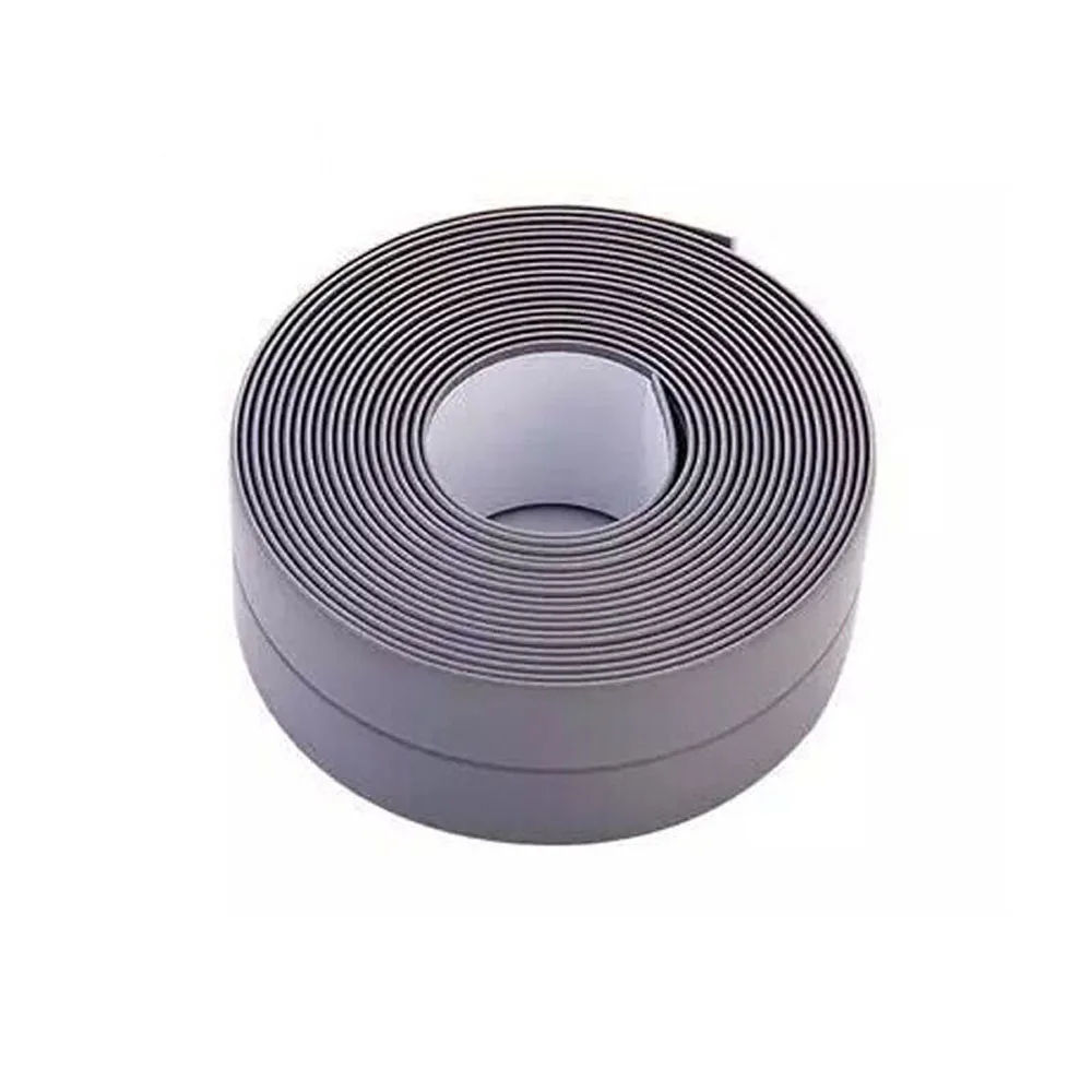 3.2mx38mm Bathroom Shower Sink Bath Sealing Strip Tape White PVC Self adhesive Waterproof Wall Sticker for Bathroom Kitchen RA08