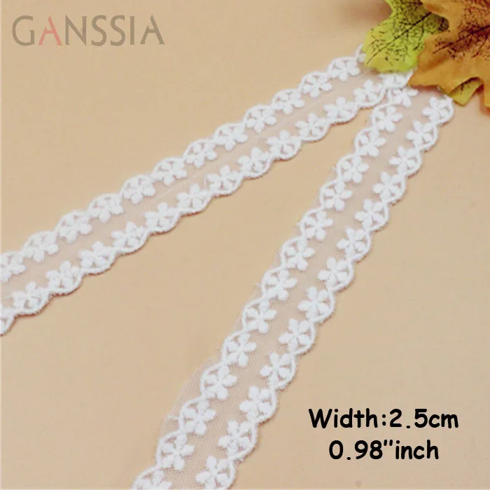 

1yrd/lot Width:2.5cm Simple flower mesh lace Trim lace for DIY garment accessories rose design for dress(ss-674)