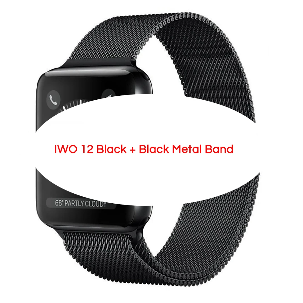 IWO 12 Bluetooth Смарт часы IWO12 40 мм 44 мм серия 5 W55 1:1 чехол для IOS Android сердечного ритма ЭКГ IP68 водонепроницаемый дропшиппинг