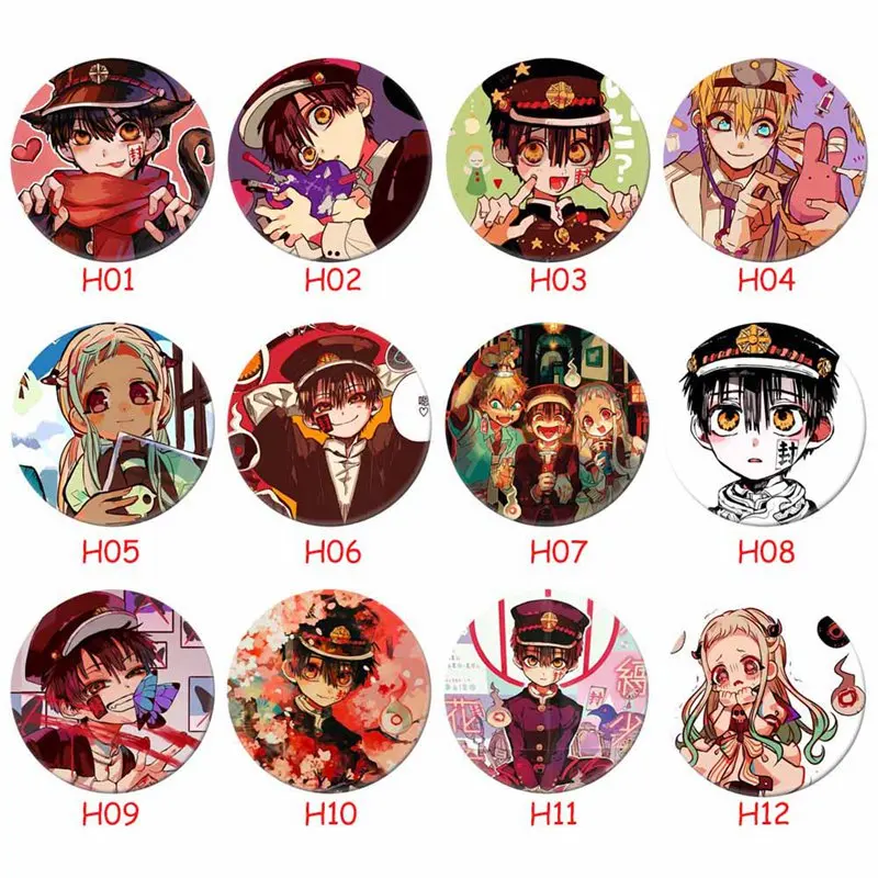 Японское аниме Jibaku Shounen Hanako kun Nene Yashiro Teru Minamoto Косплей брошь для унитаза подарок