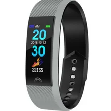 Умный Браслет фитнес кровяное давление монитор сердечного ритма цветной экран умный Браслет пульсометр Мониторинг Артериального давления водяной