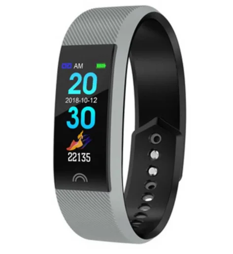 

Smart Wristband fitness Blood Pressure Heart Rate MonitorColor screen smart bracelet heart rate blood pressure monitoring waterp