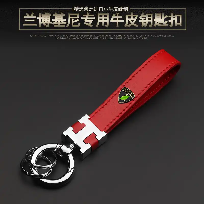 専用にランボルギーニ車キーホルダーウルスキーリング革 Huracan ステンレス鋼金属アヴェンタドール革キーチェーンリング Key Rings Aliexpress