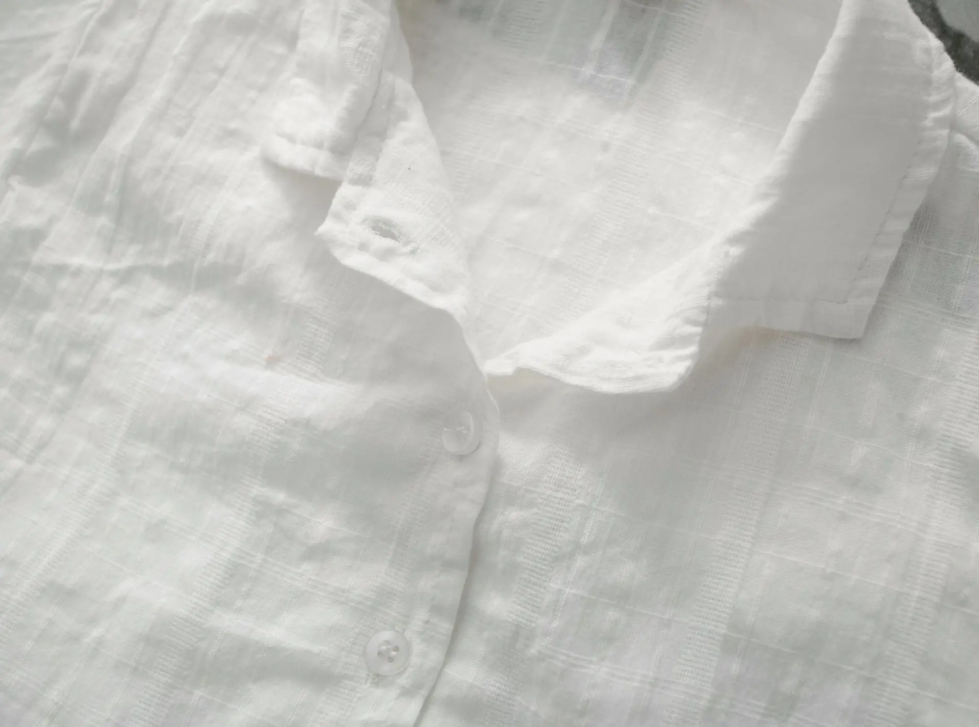 Новая стильная летняя детская хлопковая льняная рубашка с короткими рукавами han ban рубашка в клетку с отложным воротником в стиле ретро с короткими рукавами