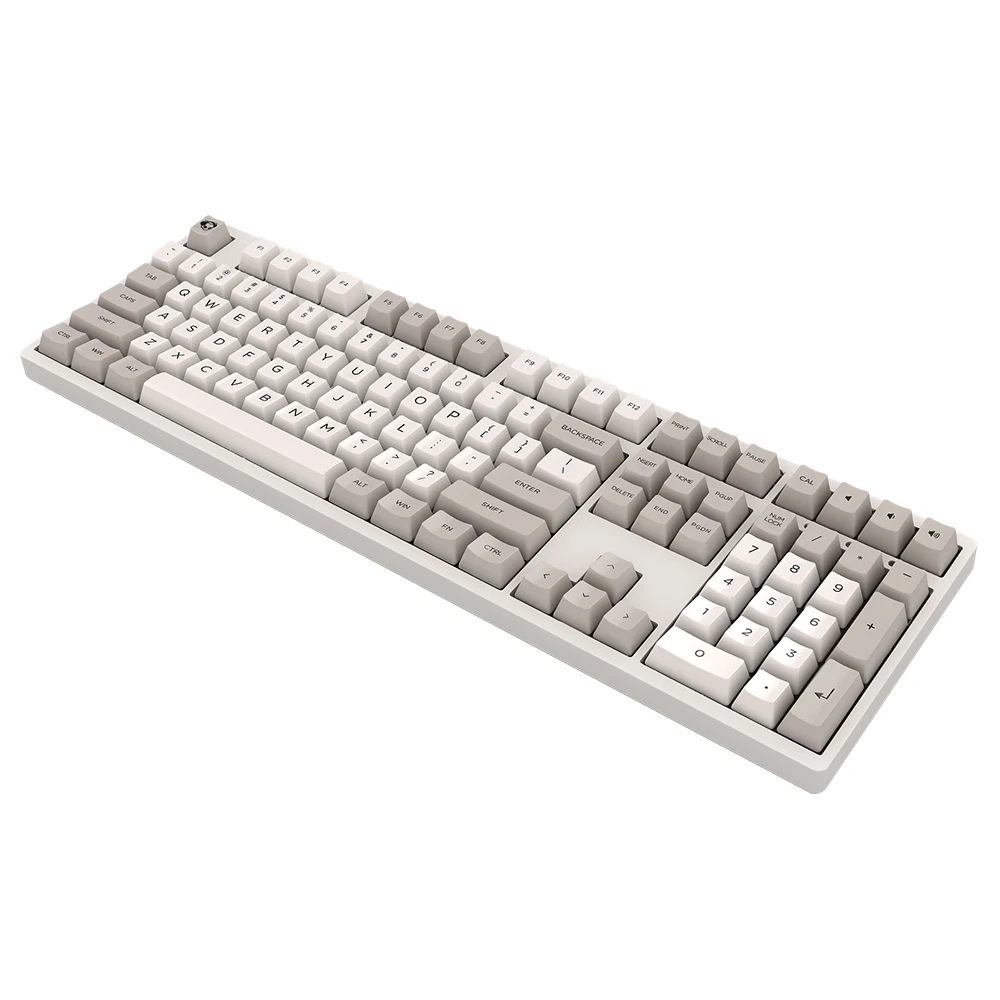 Механическая клавиатура AKKO, 3108 V2-9009, ретро, 108 ключ, проводная PBT Keycap, все ключи, анти-привидение, вишневый переключатель для игр