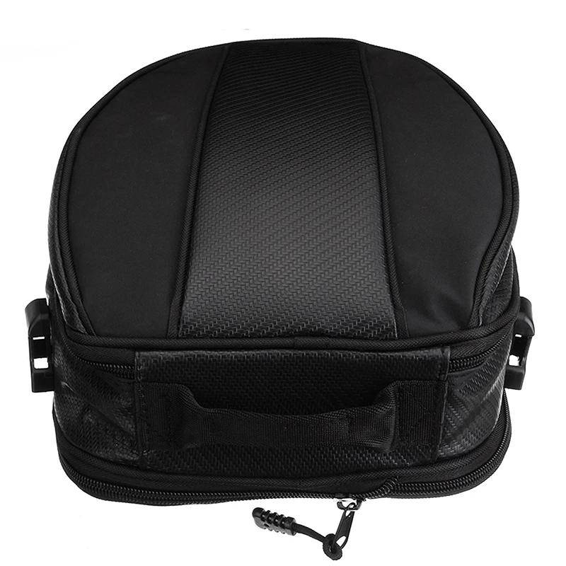 Universal 1pc 7.5L-10L Motorcycle Rear Tail Bag Waterproof Motor Cycle Back Seat Saddle Helmet Pack Shoulder Carry Bag Mayitr