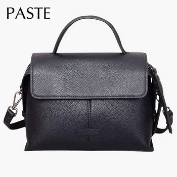 

Vintage High Capacity Office Tote Bag 2020 Fashion New High Quality Soft Real Leather Women's Designer Handbag Shoulder Bag