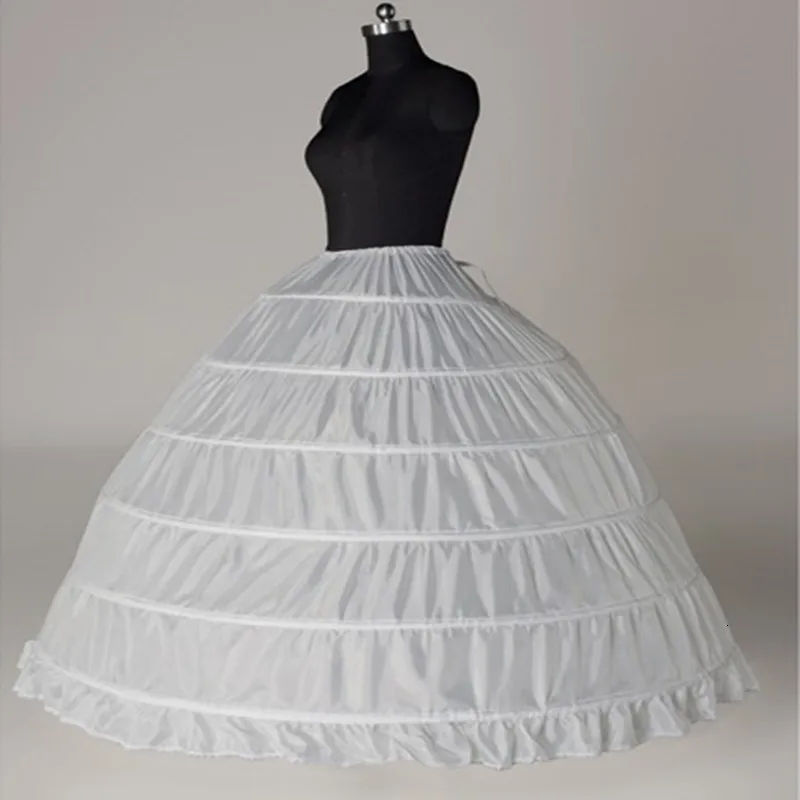 

Hot Dress of Ball 6 Hoops Petticoat 2016 Mariage Jupon Crynolina AnWaters For Bride Accessory to Marriage Long Dressed Cheap