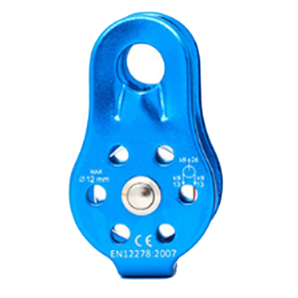 Leruyi Outdoor Gadget,Outdoor Climbing Exploration Cave Pulley Fixed Single Pulley Crossing Rescue Cave Hoisting Aluminum Alloy Pulley 