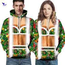 Men Women Christmas 3D Printed Skateboarding Hoodies Sportswear Pullovers Hooded Sweatshirt Couple Lovers Streetwear Clothing