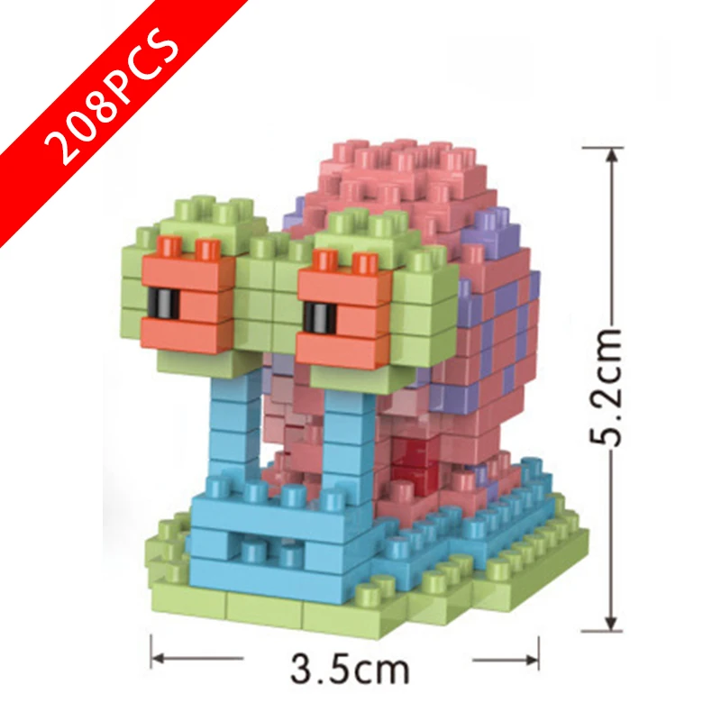 

New Spongebob Series Toys Caveolae Compatible Legoingly Spongebob Series 223 Building Blocks Toys for Children Birthday Gift