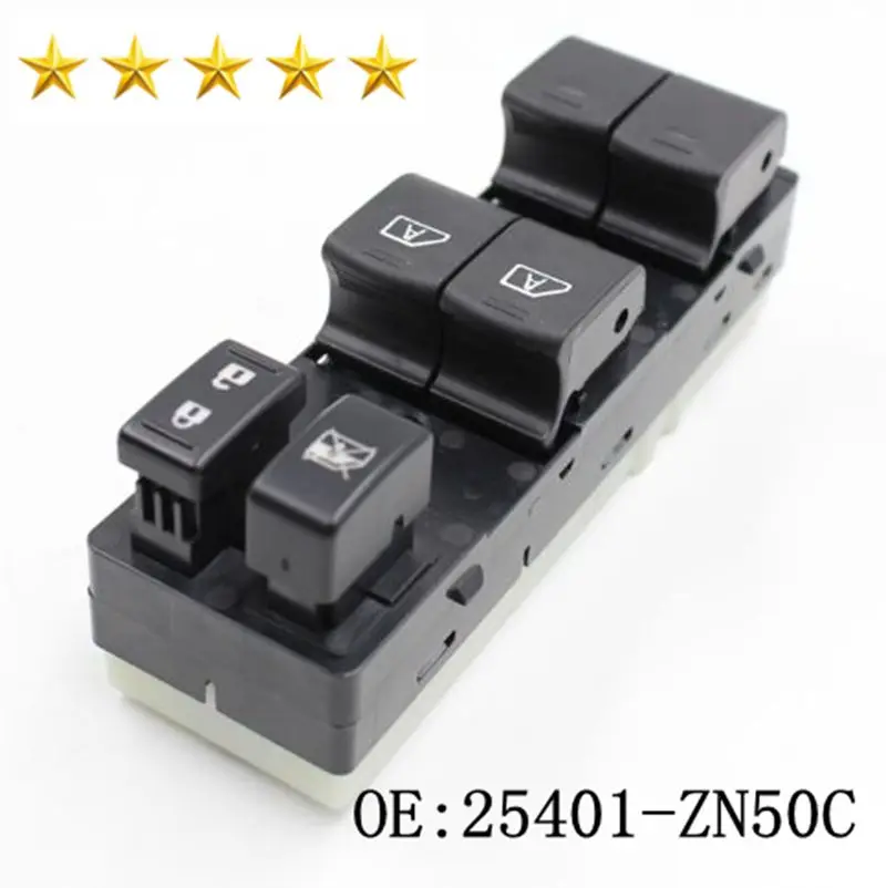 

Driver Side Master Power Window Switch 25401ZN50C 25401-ZN50C Fit For 07-12 Nissan Altima Sedan Car Accessories