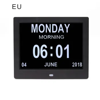 

Practical 8 Inch Wifi Weather Forecast Clock Machine Digital Photo Frame Electronic Portable Album Player