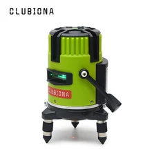 Clubiona наклон slash функциональный немецкий бренд 520nm открытый и приемник доступны наливные зеленый луч линии лазерный уровень