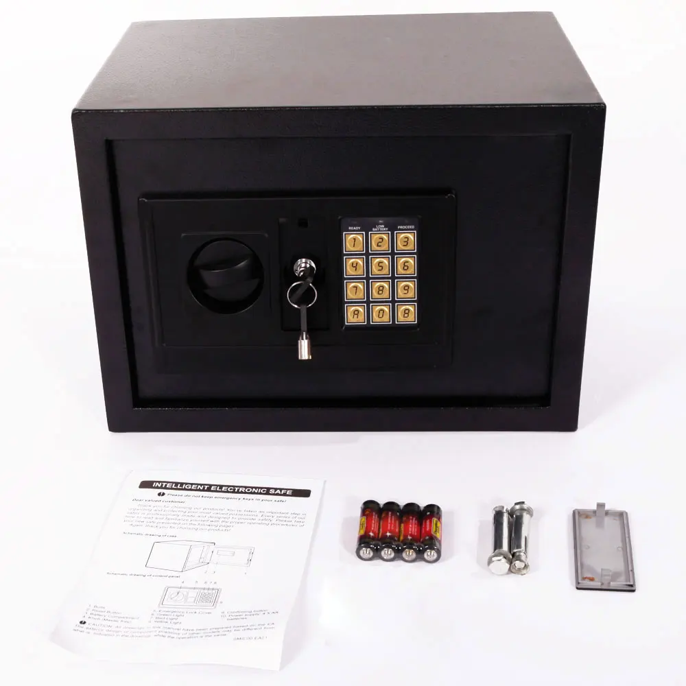 Digital Safe Box Keypad Double Depository Money Bank Safety Security