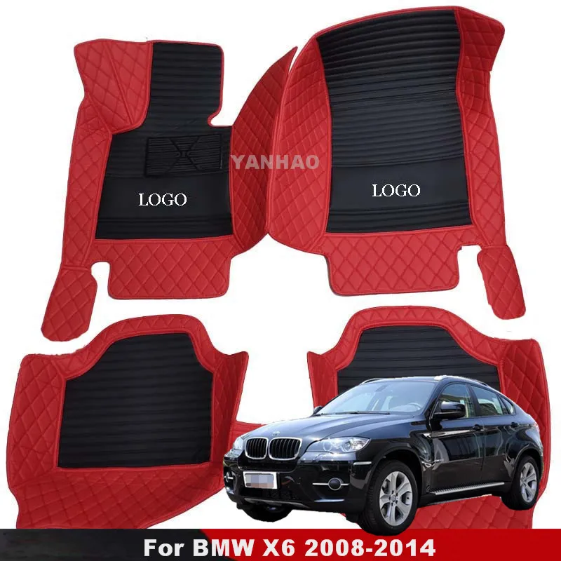 

Car Floor Mats For BMW X6 2008-2014 LEDs are installed under the rear seats Rugs Auto Interior Accessories Car Styling Carpets
