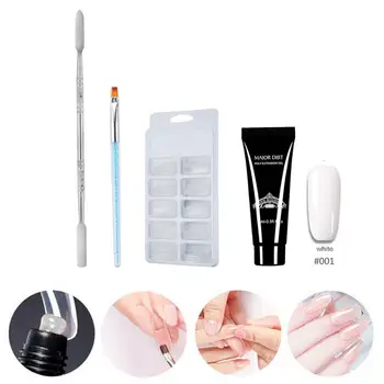 

Acrygel For Nails Extension With UV Lamp Quick Building Builder Finger Kit Varnish Manicure Extension Set Permanent Gel T9C7