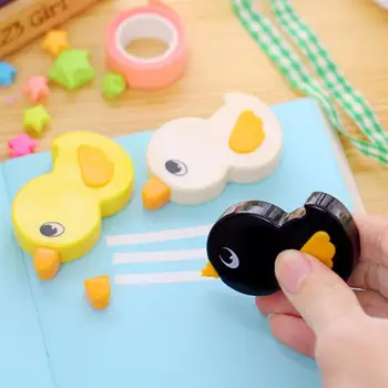 

Creative cute duck scrapbooking decoration office school supplies stationery double-sided paper tape cartoon job correction tape