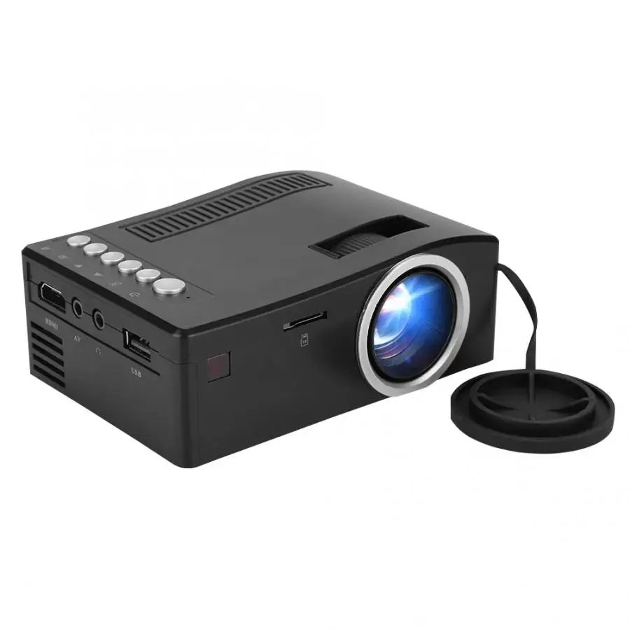 1080P мини-проектор AV/HDMI/USB/TF домашний светодиодный проектор 15-110in проекция с умным пультом дистанционного управления