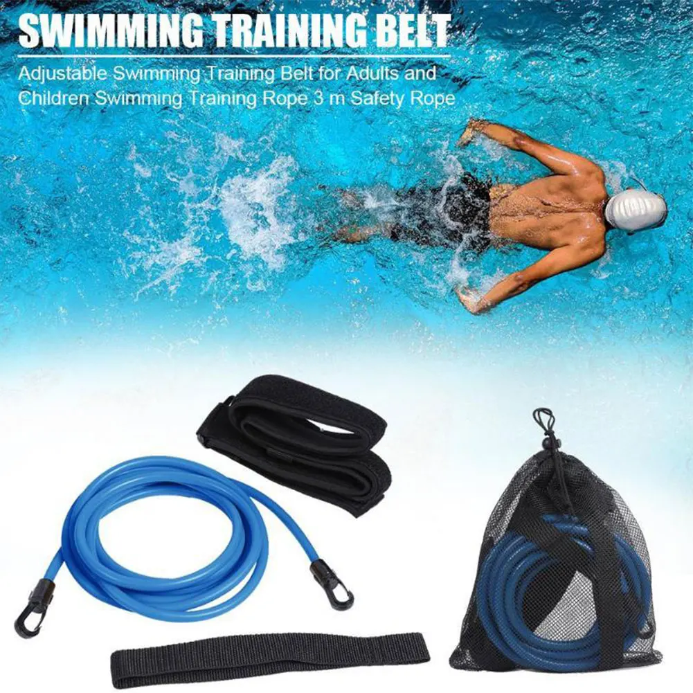 Other Outdoors Adjustable Swim Training Belts Resistance Elastic Belt